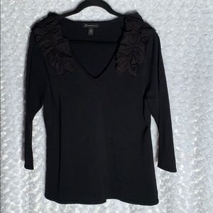 INC Black knit sweater